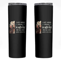 Retirement Skinny Tumbler A Wise Woman Once Said I'm Outta Here Funny Retired