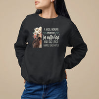 Retirement Sweatshirt A Wise Woman Once Said I'm Outta Here Funny Retired - Wonder Print Shop
