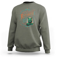 Retirement Sweatshirt Cool Cat Retired Not My Problem Anymore - Wonder Print Shop