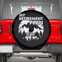Retirement Plan Funny Retired Rider Riding Bicycle Spare Tire Cover