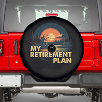 Fishing Retirement Plan Spare Tire Cover Funny Retired Fisherman