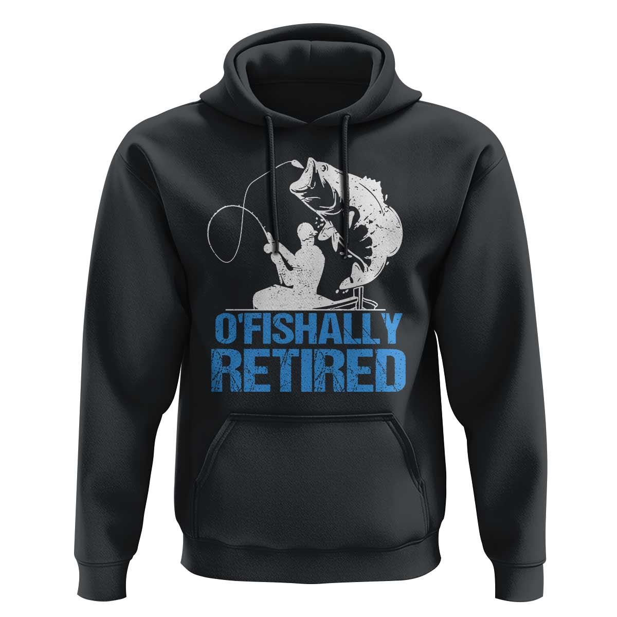 Retirement Hoodie O'fishally Retired Fishing Fisherman
