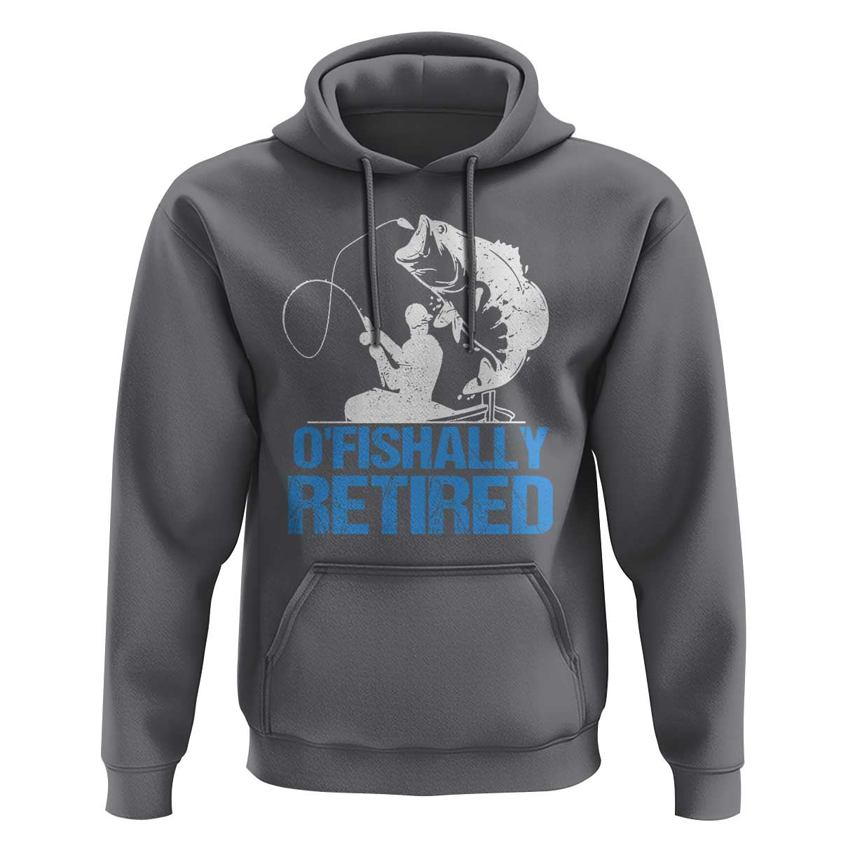 Retirement Hoodie O'fishally Retired Fishing Fisherman