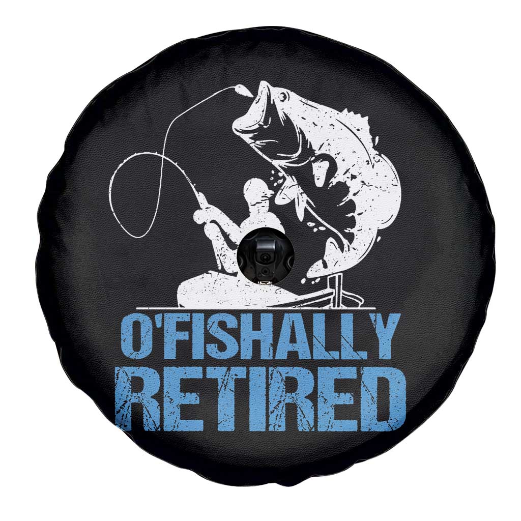 Retirement Fishing Spare Tire Cover O'fishally Retired Fisherman