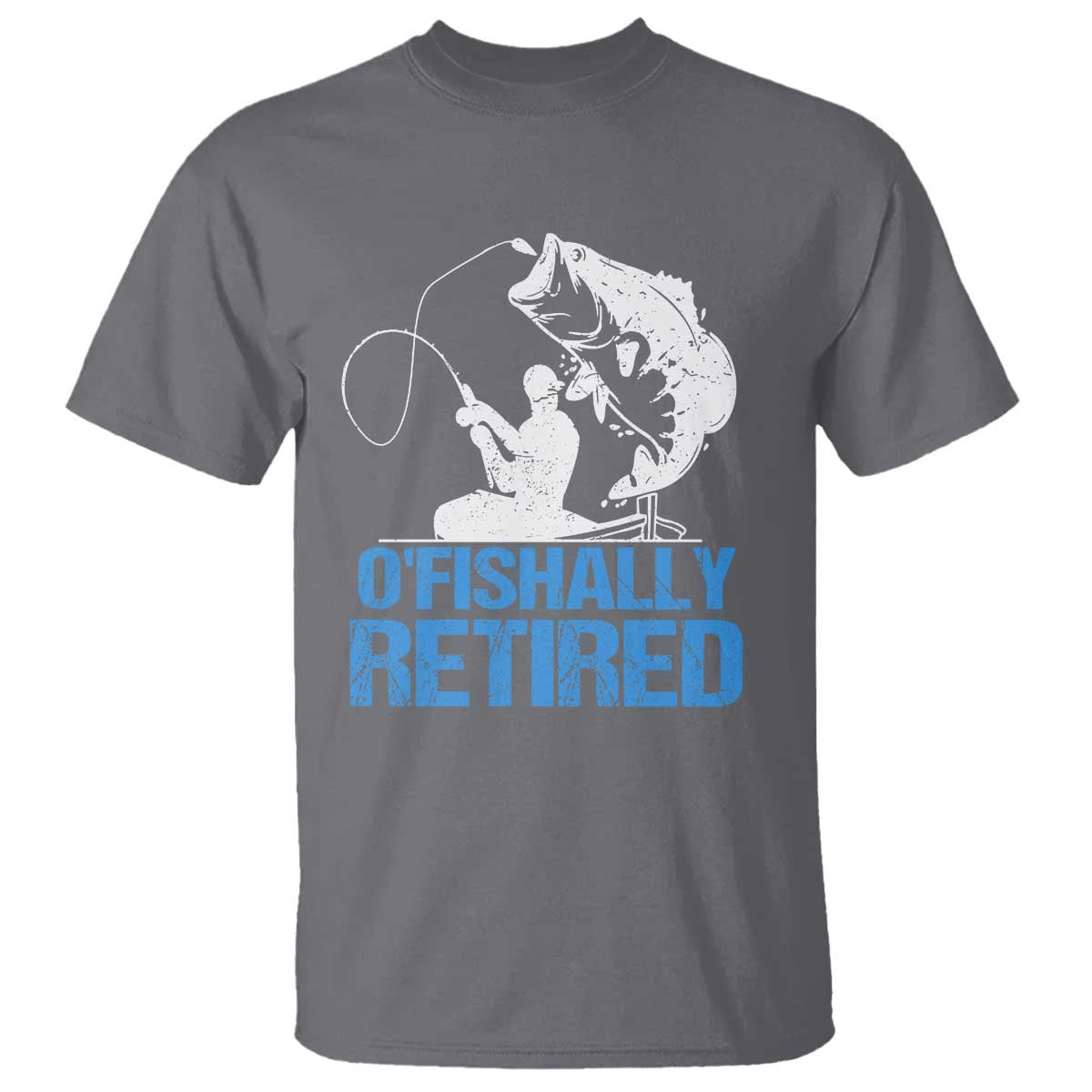 Retirement T Shirt O'fishally Retired Fishing Fisherman - Wonder Print Shop