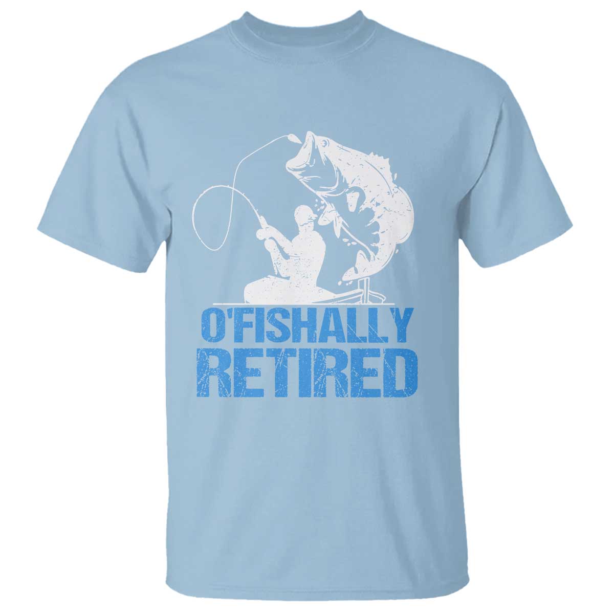 Retirement T Shirt O'fishally Retired Fishing Fisherman - Wonder Print Shop