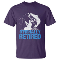 Retirement T Shirt O'fishally Retired Fishing Fisherman - Wonder Print Shop