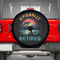 Funny Retirement Spare Tire Cover O'fishally Retired Fishing Men