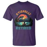 Retirement T Shirt O'fishally Retired Fishing Men - Wonder Print Shop