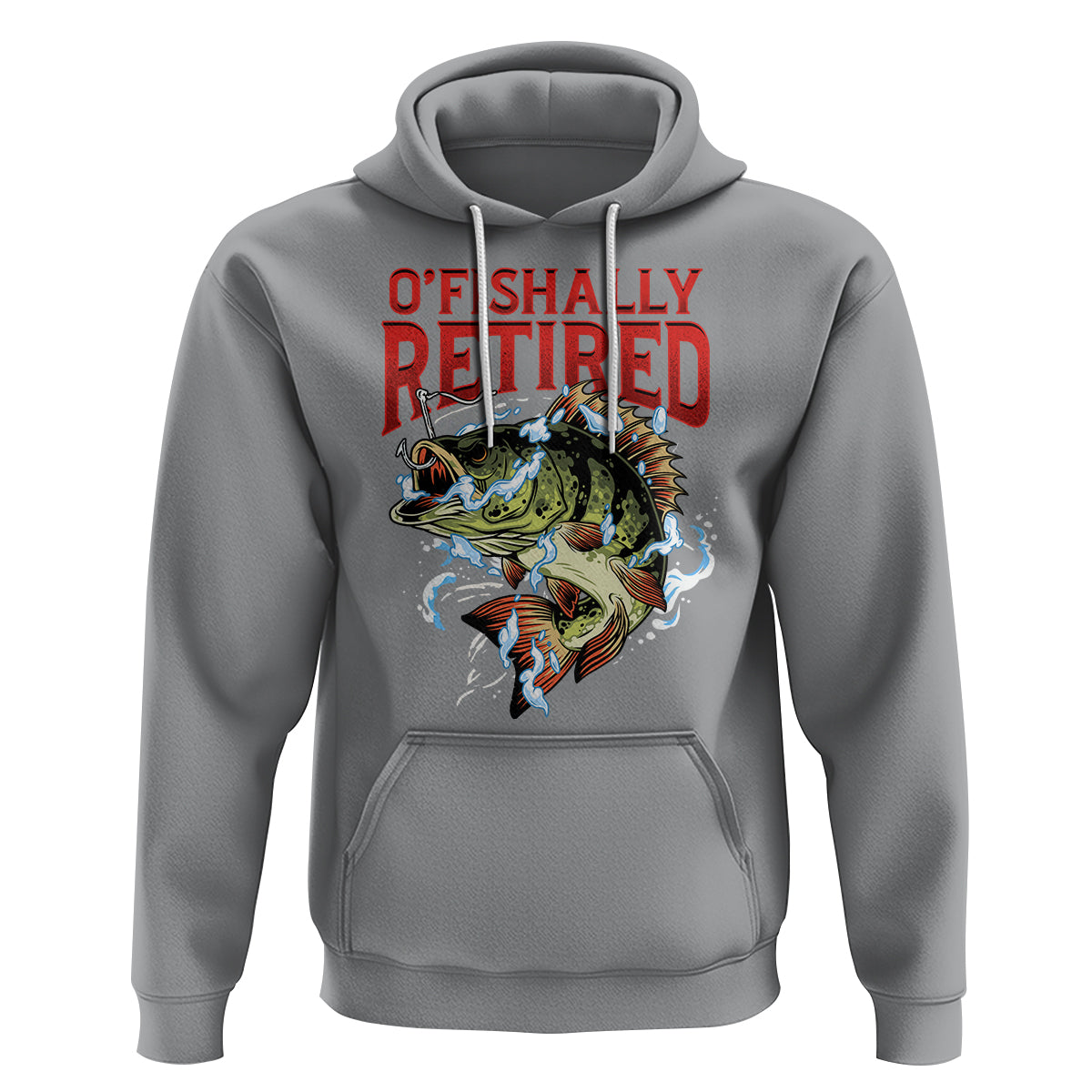 Retirement Hoodie O'fishally Retired Fishing Men - Wonder Print Shop