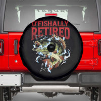 Retirement Fishing O'fishally Retired Fisherman Spare Tire Cover