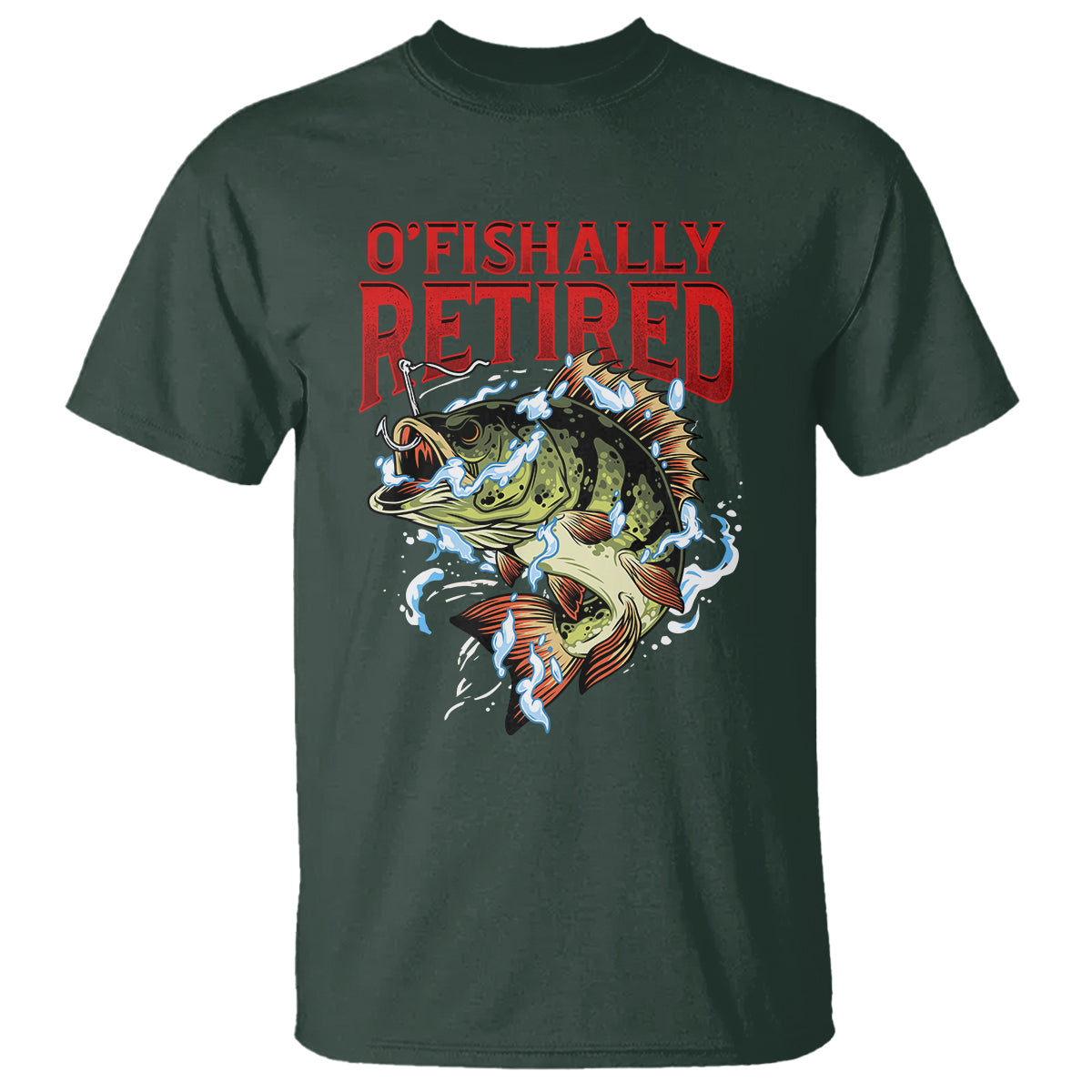 Retirement T Shirt O'fishally Retired Fishing Men - Wonder Print Shop