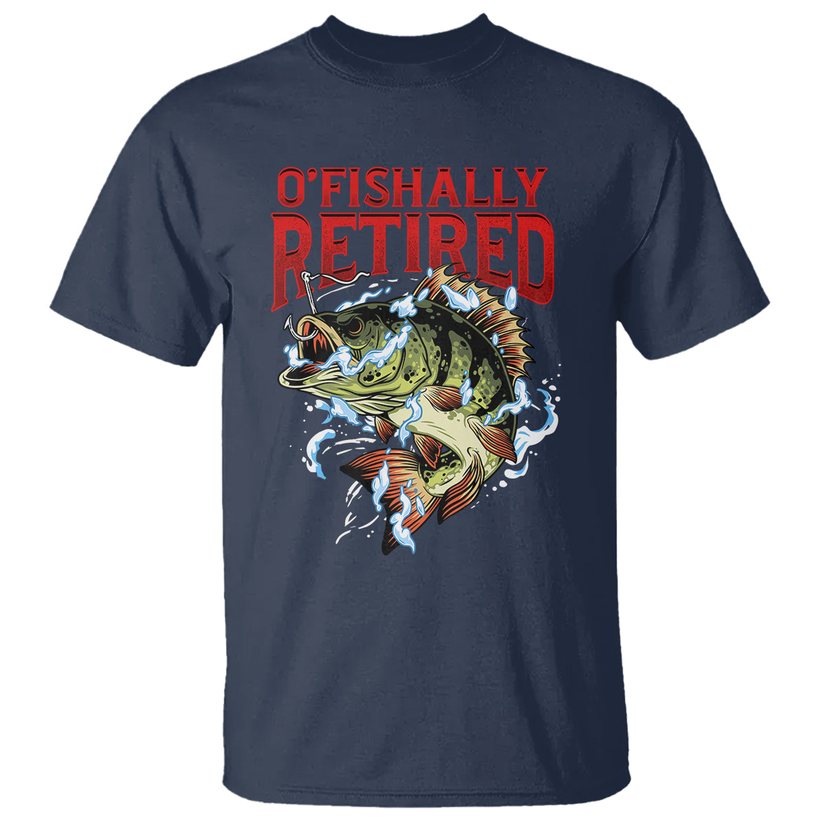 Retirement T Shirt O'fishally Retired Fishing Men - Wonder Print Shop