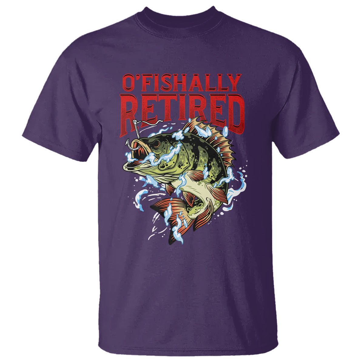 Retirement T Shirt O'fishally Retired Fishing Men - Wonder Print Shop