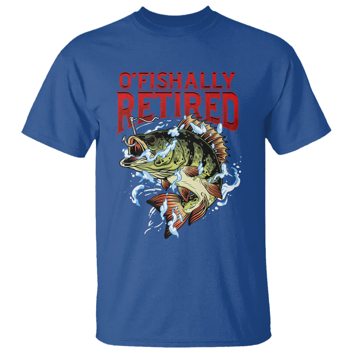 Retirement T Shirt O'fishally Retired Fishing Men - Wonder Print Shop