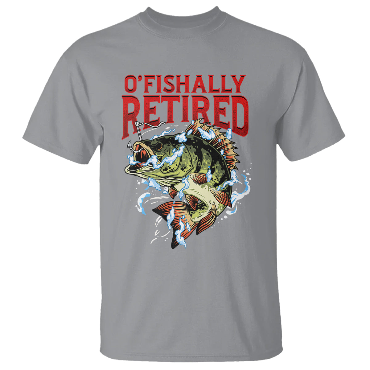 Retirement T Shirt O'fishally Retired Fishing Men - Wonder Print Shop