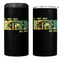 Retirement 4 in 1 Can Cooler Tumbler O'fishally Retired Fishing Men Fisherman