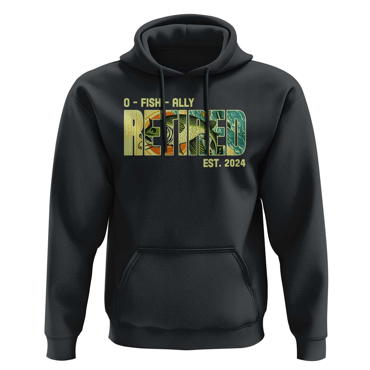 Retirement Hoodie O'fishally Retired Fishing Men Fisherman
