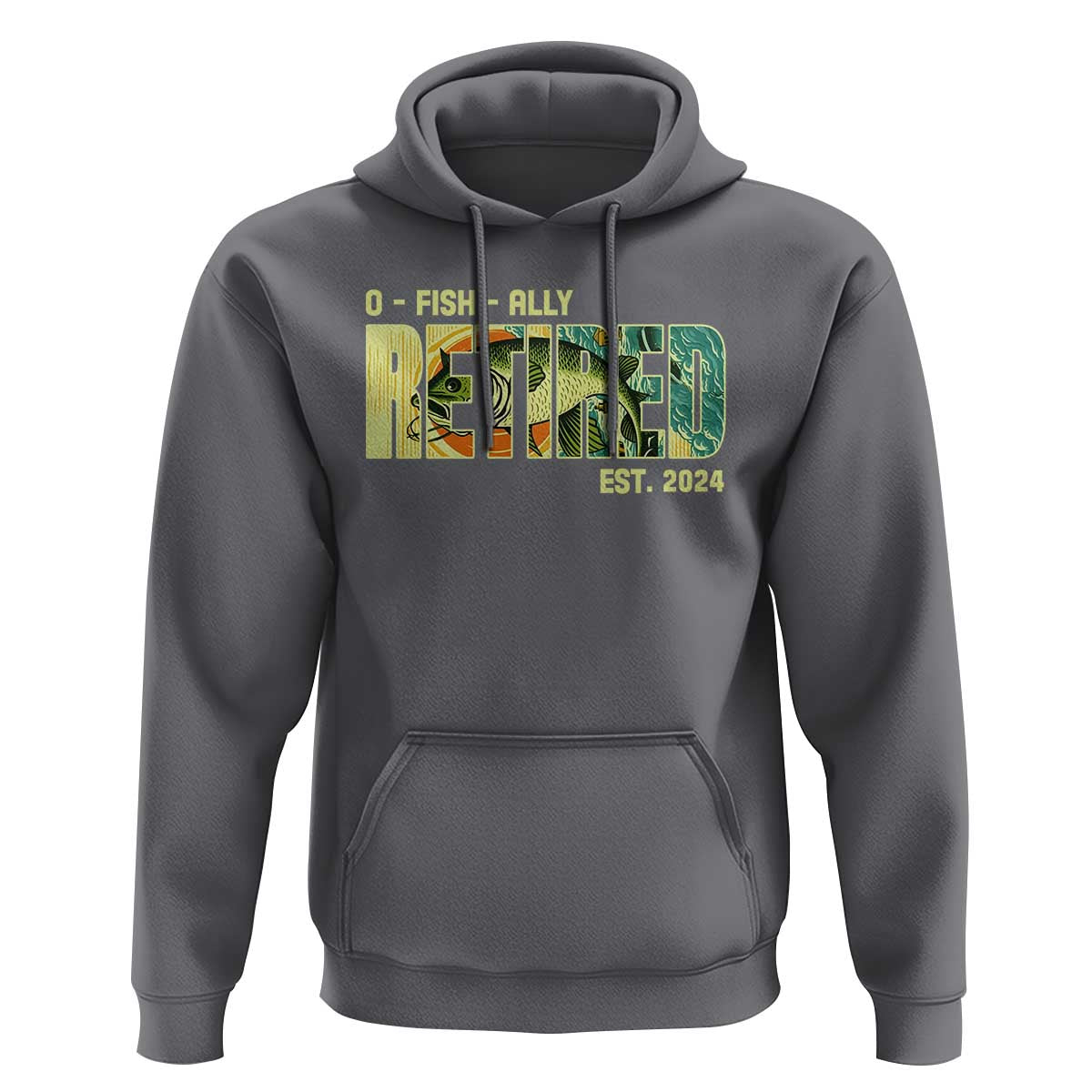 Retirement Hoodie O'fishally Retired Fishing Men Fisherman