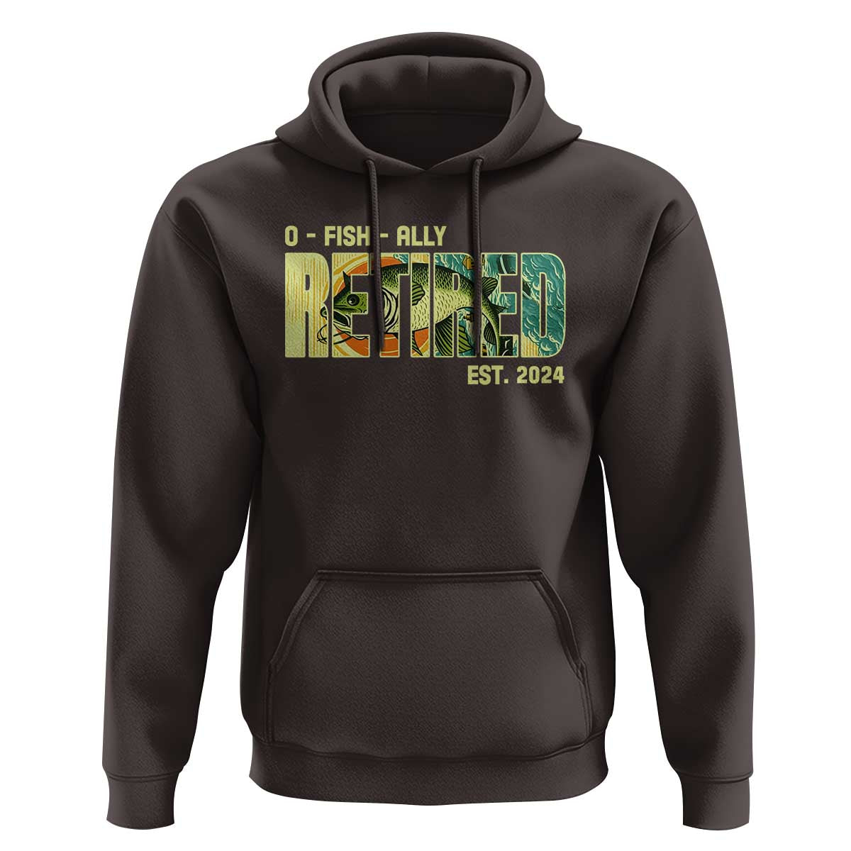 Retirement Hoodie O'fishally Retired Fishing Men Fisherman