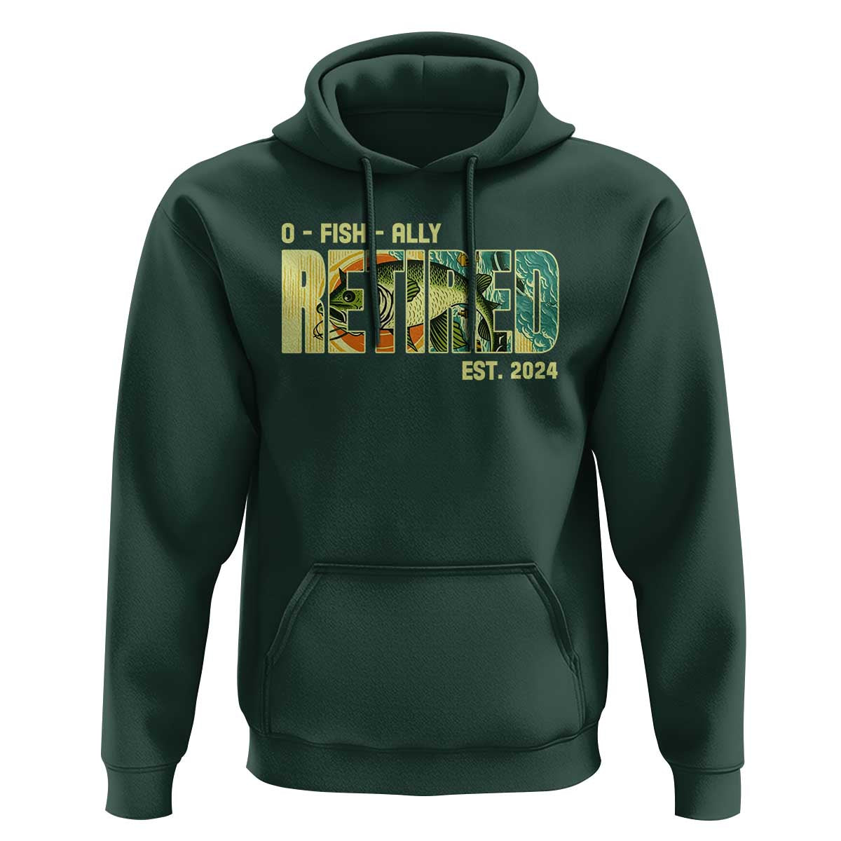 Retirement Hoodie O'fishally Retired Fishing Men Fisherman