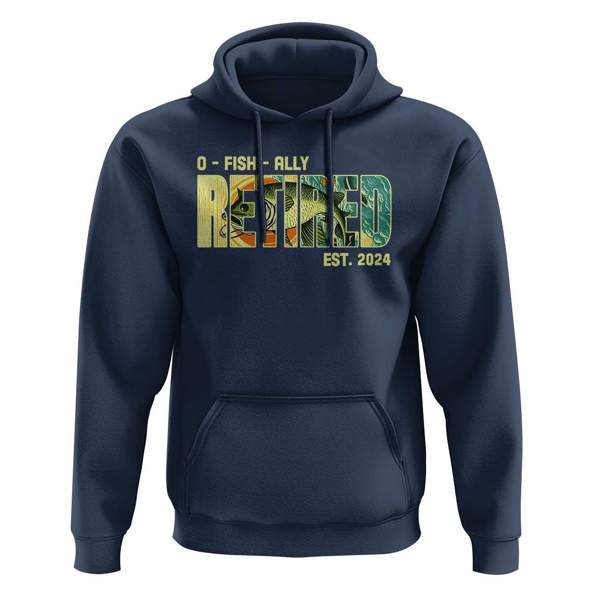 Retirement Hoodie O'fishally Retired Fishing Men Fisherman