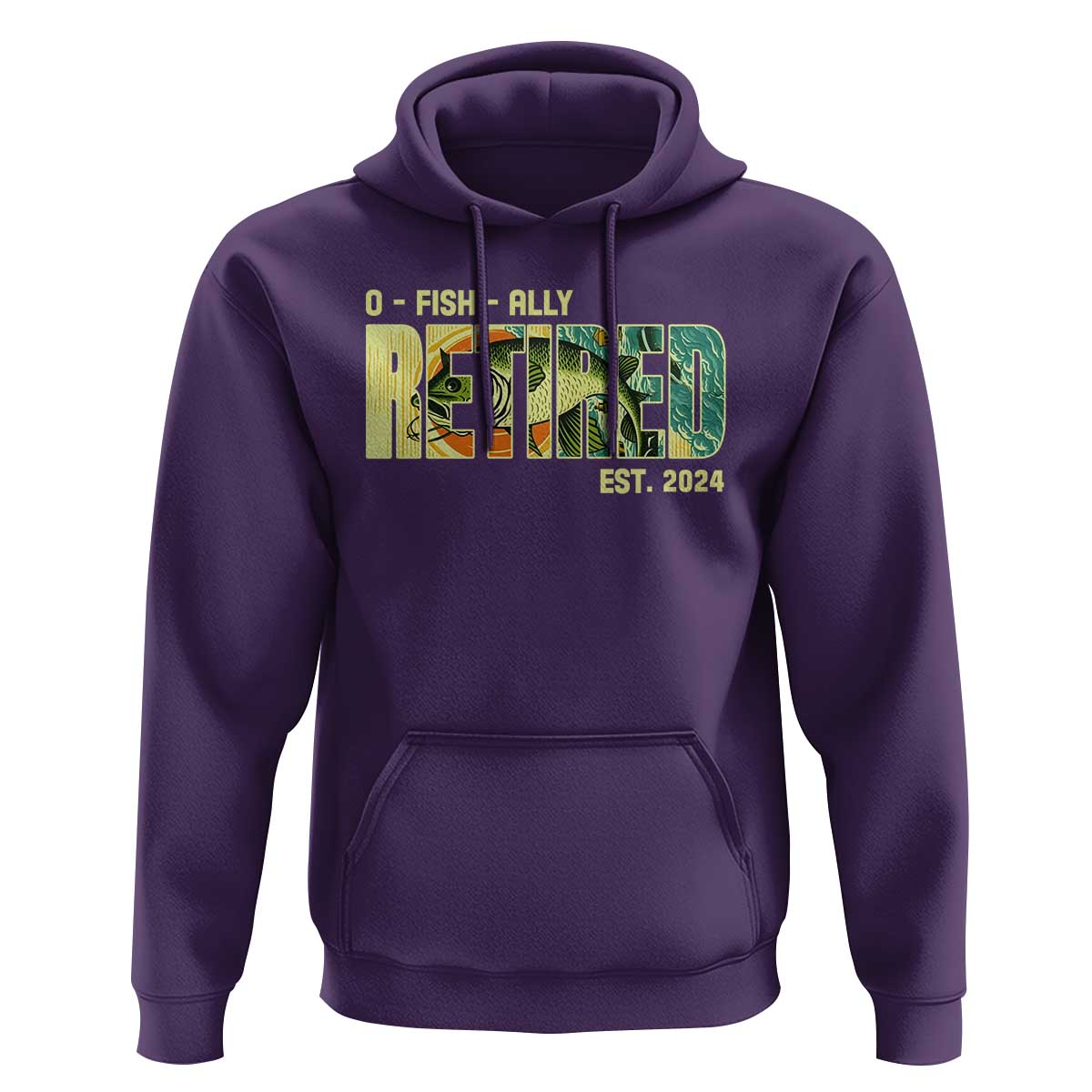 Retirement Hoodie O'fishally Retired Fishing Men Fisherman