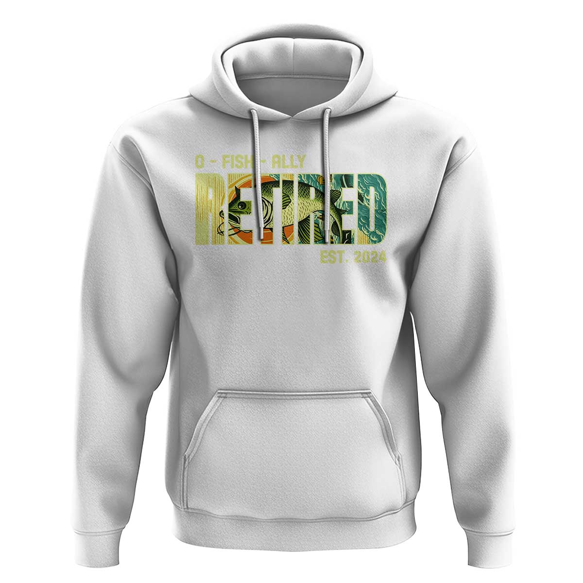 Retirement Hoodie O'fishally Retired Fishing Men Fisherman