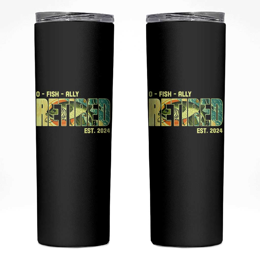 Retirement Skinny Tumbler O'fishally Retired Fishing Men Fisherman