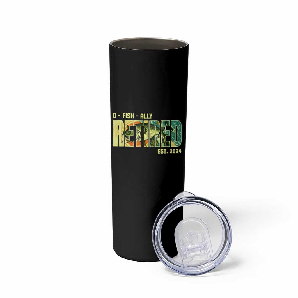 Retirement Skinny Tumbler O'fishally Retired Fishing Men Fisherman