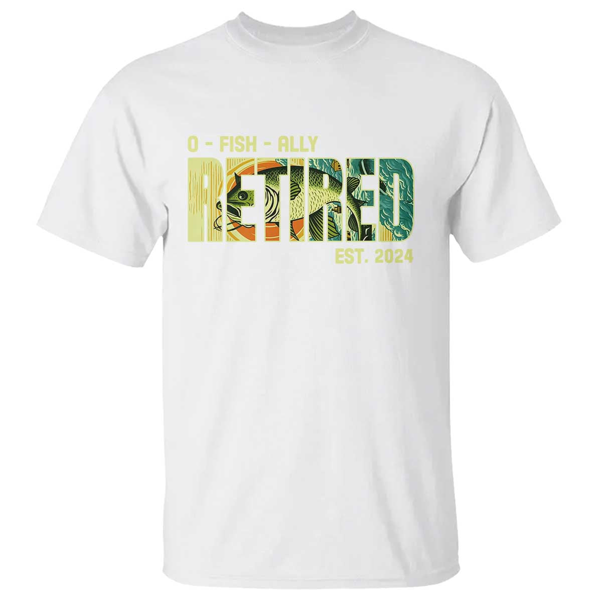 Retirement T Shirt O'fishally Retired Fishing Men Fisherman - Wonder Print Shop