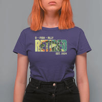 Retirement T Shirt For Women O'fishally Retired Fishing Men Fisherman - Wonder Print Shop