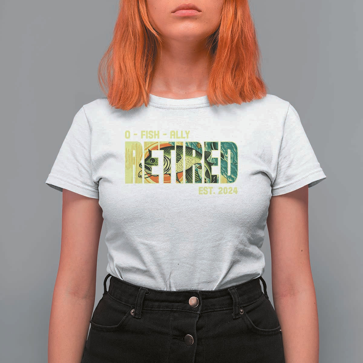 Retirement T Shirt For Women O'fishally Retired Fishing Men Fisherman - Wonder Print Shop