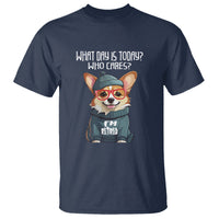 Retirement T Shirt What Day Is Today Who Cares I'm Retired Funny Dog - Wonder Print Shop