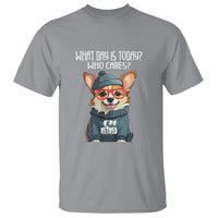 Retirement T Shirt What Day Is Today Who Cares I'm Retired Funny Dog - Wonder Print Shop
