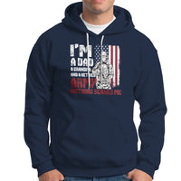 Retirement Hoodie I'm A Dad A Grandpa And A Retired Army Nothing Scares Me - Wonder Print Shop