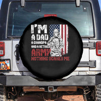 Funny Retirement Spare Tire Cover I'm A Dad A Grandpa And A Retired Army Nothing Scares Me