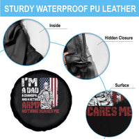 Funny Retirement Spare Tire Cover I'm A Dad A Grandpa And A Retired Army Nothing Scares Me