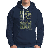 Retirement Hoodie I'm A Dad A Grandpa And A Retired Army Nothing Scares Me - Wonder Print Shop