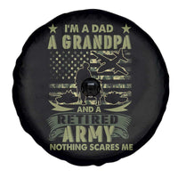 Retirement Spare Tire Cover I'm A Dad A Grandpa And A Retired Army Nothing Scares Me