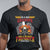 Retired Firefighter T Shirt I'm A Dad A Grandpa Nothing Scares Me Funny Retirement - Wonder Print Shop