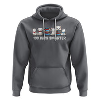 100th Day Of School Hoodie 101 Days Smarter Cute Dog Puppy - Wonder Print Shop