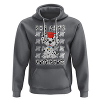 100th Day Of School Hoodie 101 Days Smarter Cute Dalmatian Dog - Wonder Print Shop