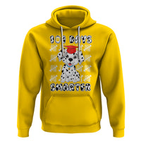 100th Day Of School Hoodie 101 Days Smarter Cute Dalmatian Dog - Wonder Print Shop