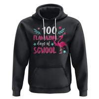 100th Day Of School Hoodie 100 Flamazing Days Flamingo - Wonder Print Shop
