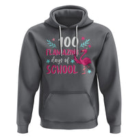 100th Day Of School Hoodie 100 Flamazing Days Flamingo - Wonder Print Shop