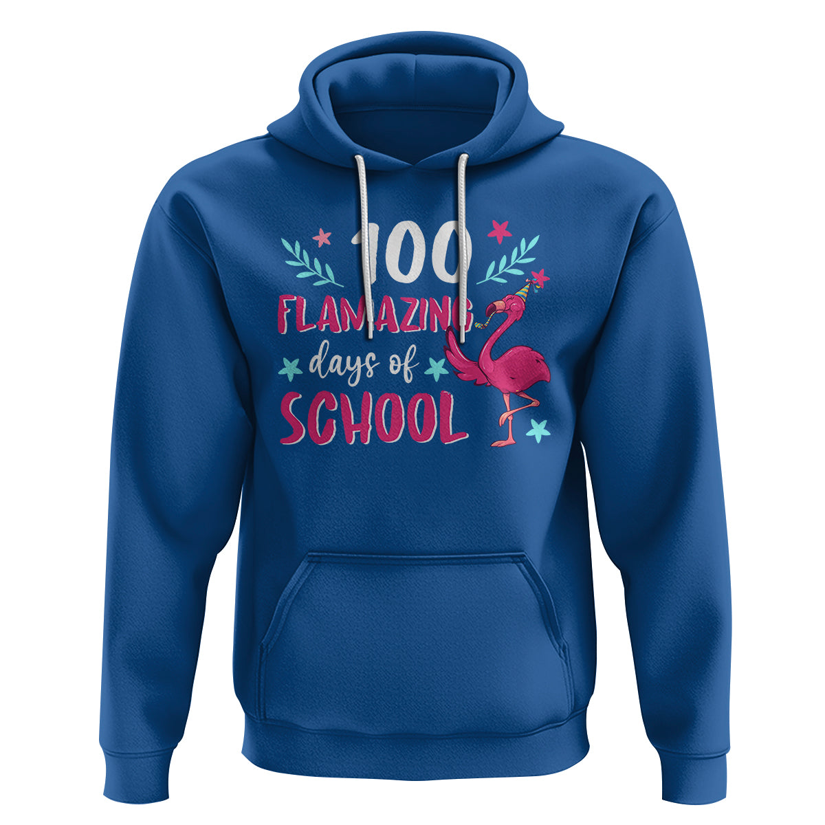 100th Day Of School Hoodie 100 Flamazing Days Flamingo - Wonder Print Shop