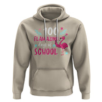 100th Day Of School Hoodie 100 Flamazing Days Flamingo - Wonder Print Shop