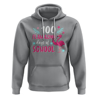 100th Day Of School Hoodie 100 Flamazing Days Flamingo - Wonder Print Shop