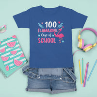 100th Day Of School T Shirt For Kid 100 Flamazing Days Flamingo - Wonder Print Shop